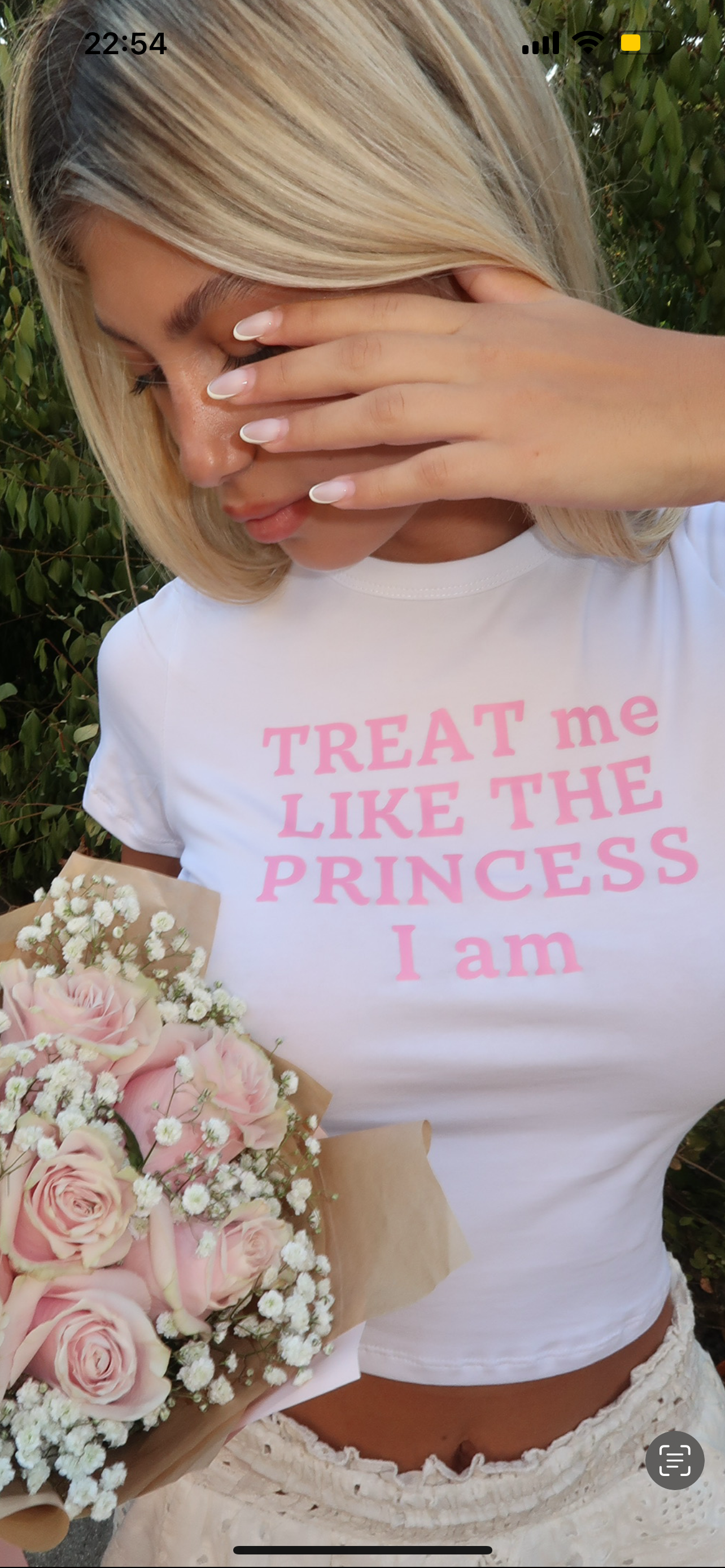 TREAT ME LIKE THE PRINCESS I AM